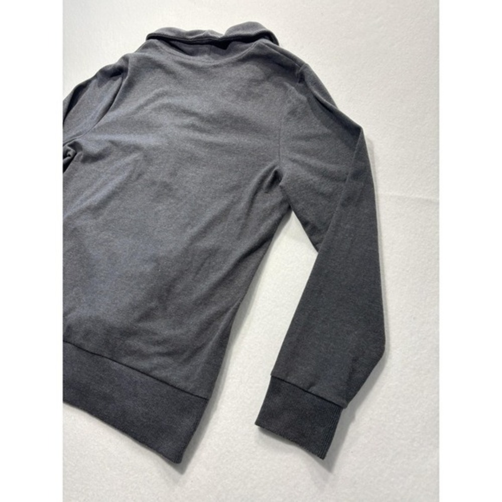 Banana Republic Mens Gray Shawl Collar Henley Sweatshirt Pockets Pullover L - Picture 14 of 14